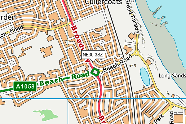 NE30 3SZ map - OS VectorMap District (Ordnance Survey) NE30 3SZ map - OS VectorMap District (Ordnance Survey)