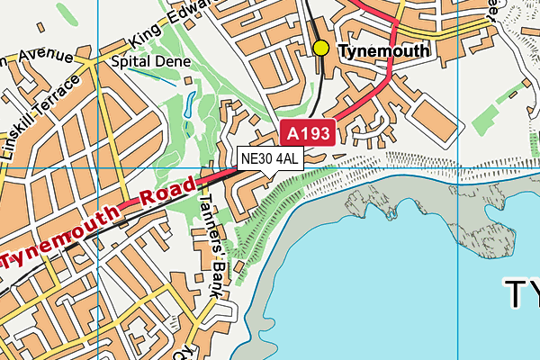 NE30 4AL map - OS VectorMap District (Ordnance Survey) NE30 4AL map - OS VectorMap District (Ordnance Survey)