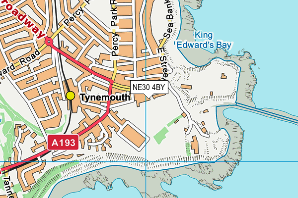 NE30 4BY map - OS VectorMap District (Ordnance Survey)