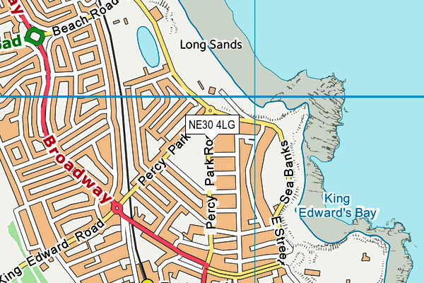 NE30 4LG map - OS VectorMap District (Ordnance Survey) NE30 4LG map - OS VectorMap District (Ordnance Survey)