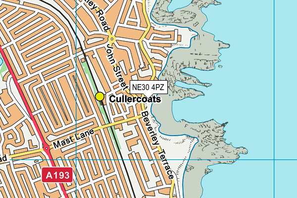 NE30 4PZ map - OS VectorMap District (Ordnance Survey) NE30 4PZ map - OS VectorMap District (Ordnance Survey)