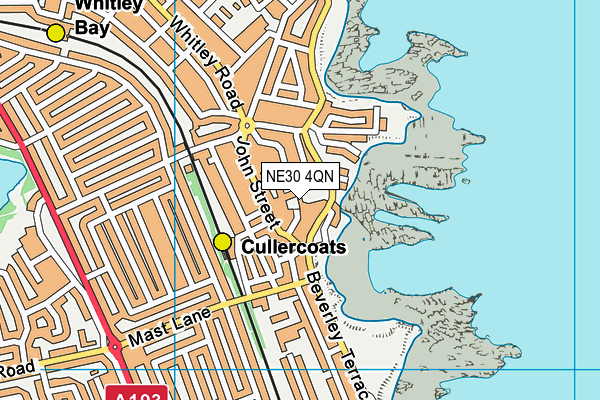 NE30 4QN map - OS VectorMap District (Ordnance Survey) NE30 4QN map - OS VectorMap District (Ordnance Survey)
