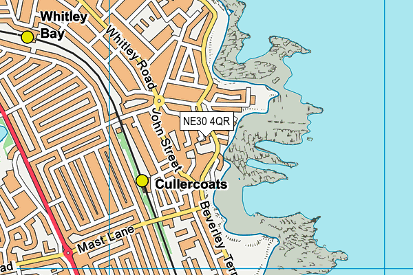 NE30 4QR map - OS VectorMap District (Ordnance Survey) NE30 4QR map - OS VectorMap District (Ordnance Survey)