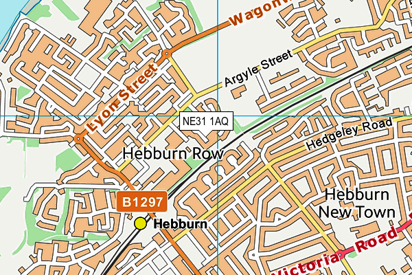NE31 1AQ map - OS VectorMap District (Ordnance Survey) NE31 1AQ map - OS VectorMap District (Ordnance Survey)