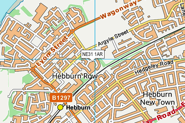 NE31 1AR map - OS VectorMap District (Ordnance Survey) NE31 1AR map - OS VectorMap District (Ordnance Survey)
