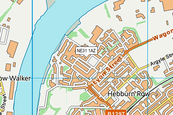NE31 1AZ map - OS VectorMap District (Ordnance Survey) NE31 1AZ map - OS VectorMap District (Ordnance Survey)