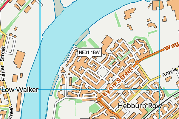 NE31 1BW map - OS VectorMap District (Ordnance Survey) NE31 1BW map - OS VectorMap District (Ordnance Survey)