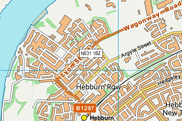 NE31 1BZ map - OS VectorMap District (Ordnance Survey) NE31 1BZ map - OS VectorMap District (Ordnance Survey)