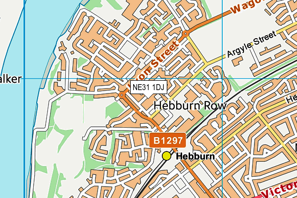 NE31 1DJ map - OS VectorMap District (Ordnance Survey) NE31 1DJ map - OS VectorMap District (Ordnance Survey)