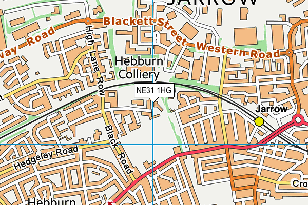 NE31 1HG map - OS VectorMap District (Ordnance Survey) NE31 1HG map - OS VectorMap District (Ordnance Survey)
