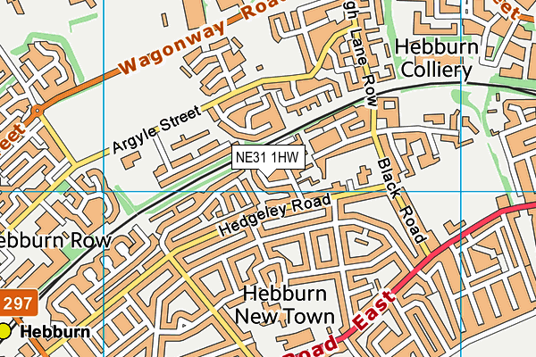 NE31 1HW map - OS VectorMap District (Ordnance Survey) NE31 1HW map - OS VectorMap District (Ordnance Survey)