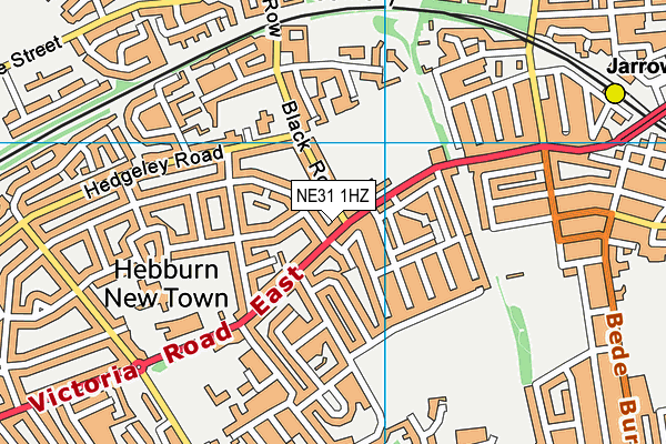 NE31 1HZ map - OS VectorMap District (Ordnance Survey)