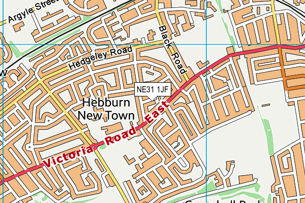 NE31 1JF map - OS VectorMap District (Ordnance Survey) NE31 1JF map - OS VectorMap District (Ordnance Survey)