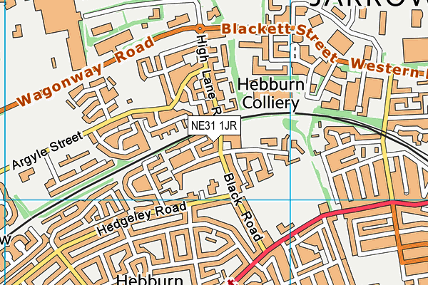 NE31 1JR map - OS VectorMap District (Ordnance Survey) NE31 1JR map - OS VectorMap District (Ordnance Survey)