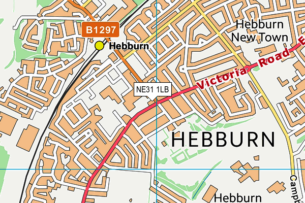 NE31 1LB map - OS VectorMap District (Ordnance Survey) NE31 1LB map - OS VectorMap District (Ordnance Survey)