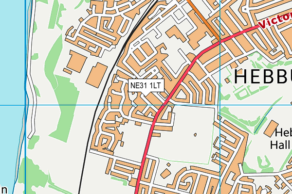 NE31 1LT map - OS VectorMap District (Ordnance Survey) NE31 1LT map - OS VectorMap District (Ordnance Survey)