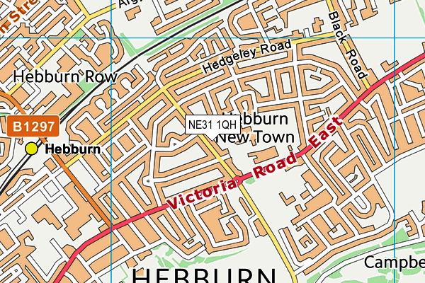 NE31 1QH map - OS VectorMap District (Ordnance Survey) NE31 1QH map - OS VectorMap District (Ordnance Survey)