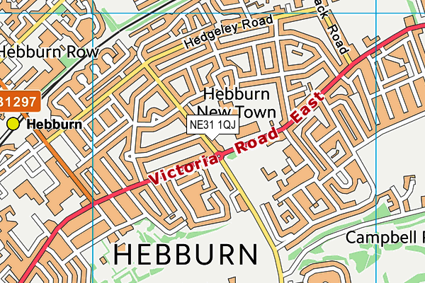 NE31 1QJ map - OS VectorMap District (Ordnance Survey) NE31 1QJ map - OS VectorMap District (Ordnance Survey)
