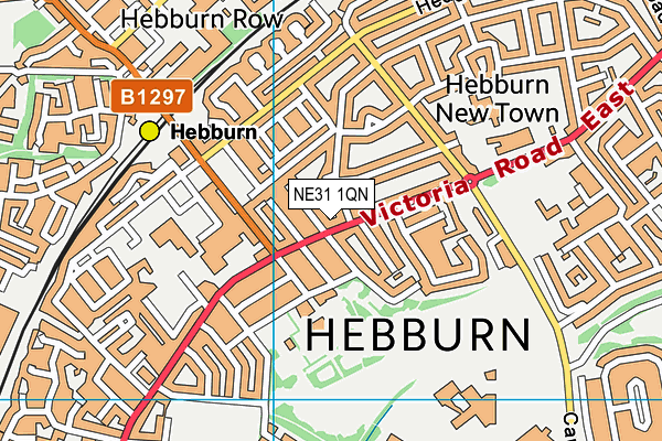 NE31 1QN map - OS VectorMap District (Ordnance Survey) NE31 1QN map - OS VectorMap District (Ordnance Survey)