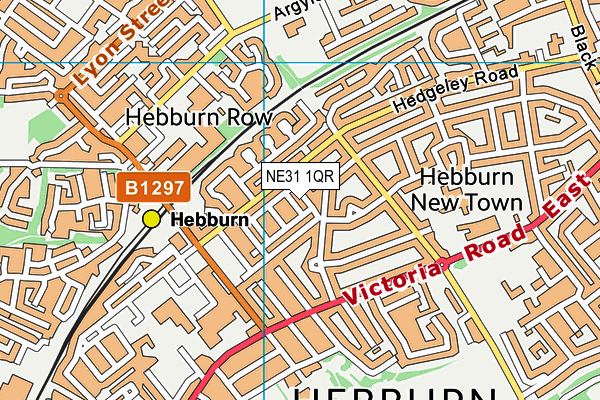 NE31 1QR map - OS VectorMap District (Ordnance Survey) NE31 1QR map - OS VectorMap District (Ordnance Survey)