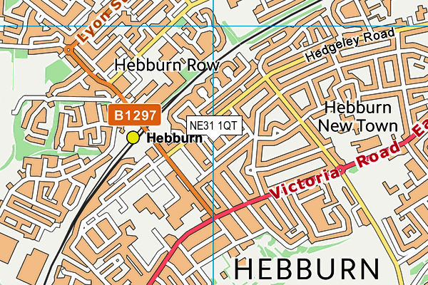 NE31 1QT map - OS VectorMap District (Ordnance Survey) NE31 1QT map - OS VectorMap District (Ordnance Survey)