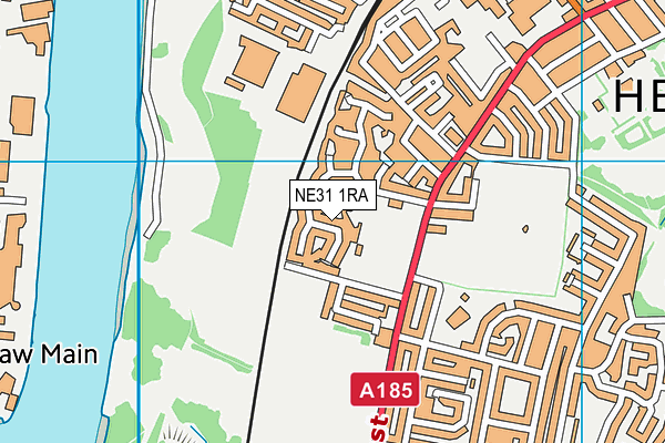 NE31 1RA map - OS VectorMap District (Ordnance Survey) NE31 1RA map - OS VectorMap District (Ordnance Survey)