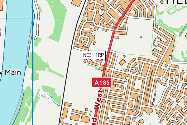 NE31 1RP map - OS VectorMap District (Ordnance Survey) NE31 1RP map - OS VectorMap District (Ordnance Survey)