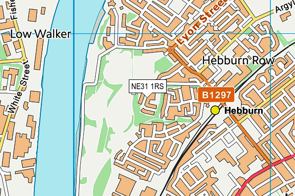 NE31 1RS map - OS VectorMap District (Ordnance Survey) NE31 1RS map - OS VectorMap District (Ordnance Survey)