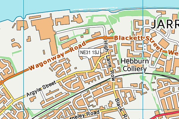 NE31 1SJ map - OS VectorMap District (Ordnance Survey) NE31 1SJ map - OS VectorMap District (Ordnance Survey)