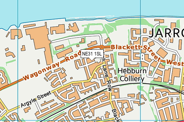 NE31 1SL map - OS VectorMap District (Ordnance Survey) NE31 1SL map - OS VectorMap District (Ordnance Survey)