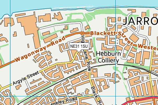 NE31 1SU map - OS VectorMap District (Ordnance Survey) NE31 1SU map - OS VectorMap District (Ordnance Survey)
