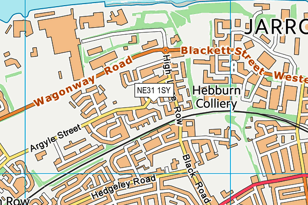 NE31 1SY map - OS VectorMap District (Ordnance Survey) NE31 1SY map - OS VectorMap District (Ordnance Survey)