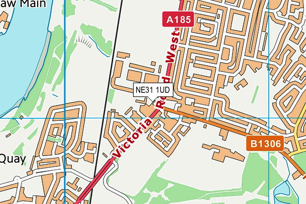 NE31 1UD map - OS VectorMap District (Ordnance Survey) NE31 1UD map - OS VectorMap District (Ordnance Survey)