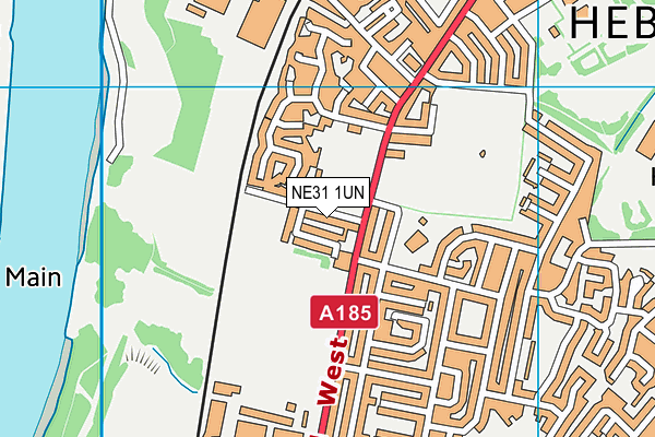NE31 1UN map - OS VectorMap District (Ordnance Survey) NE31 1UN map - OS VectorMap District (Ordnance Survey)