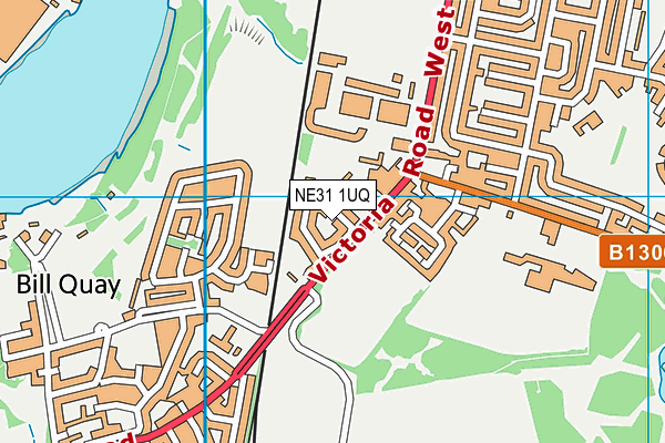 NE31 1UQ map - OS VectorMap District (Ordnance Survey)