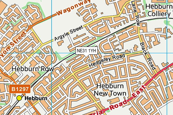 NE31 1YH map - OS VectorMap District (Ordnance Survey) NE31 1YH map - OS VectorMap District (Ordnance Survey)