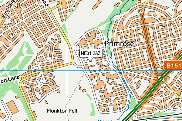 NE31 2AZ map - OS VectorMap District (Ordnance Survey) NE31 2AZ map - OS VectorMap District (Ordnance Survey)