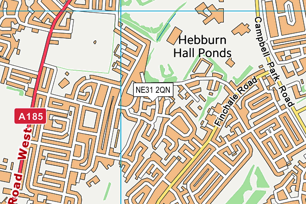 NE31 2QN map - OS VectorMap District (Ordnance Survey) NE31 2QN map - OS VectorMap District (Ordnance Survey)
