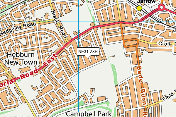 NE31 2XH map - OS VectorMap District (Ordnance Survey) NE31 2XH map - OS VectorMap District (Ordnance Survey)