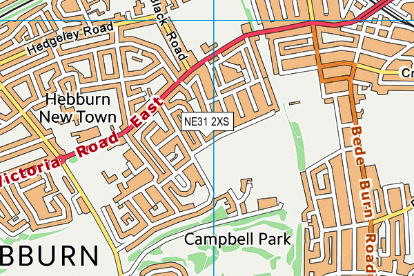 NE31 2XS map - OS VectorMap District (Ordnance Survey) NE31 2XS map - OS VectorMap District (Ordnance Survey)