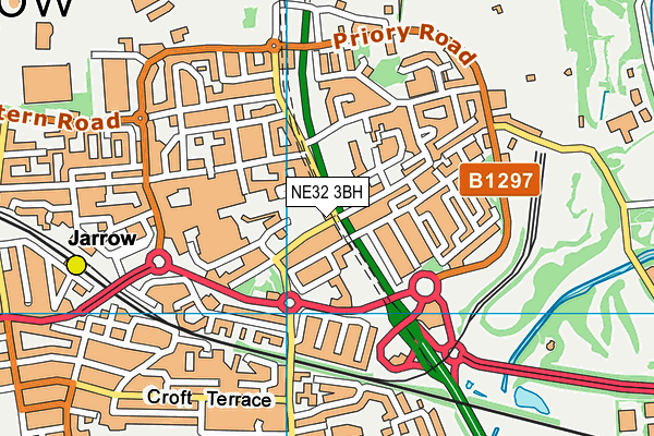 NE32 3BH map - OS VectorMap District (Ordnance Survey) NE32 3BH map - OS VectorMap District (Ordnance Survey)