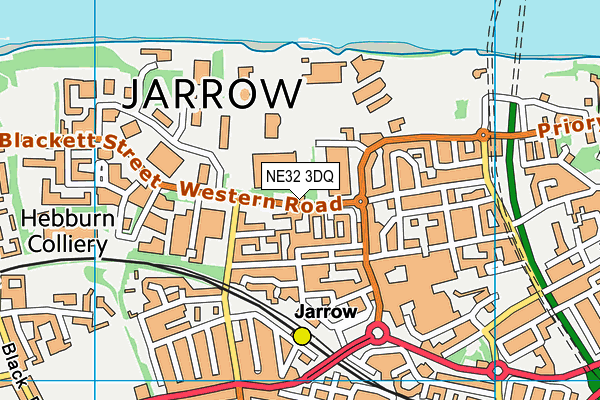 NE32 3DQ map - OS VectorMap District (Ordnance Survey) NE32 3DQ map - OS VectorMap District (Ordnance Survey)