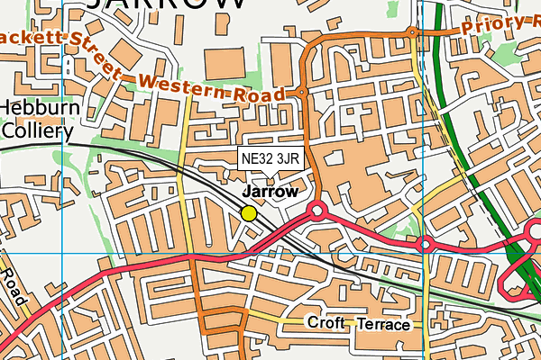 NE32 3JR map - OS VectorMap District (Ordnance Survey) NE32 3JR map - OS VectorMap District (Ordnance Survey)