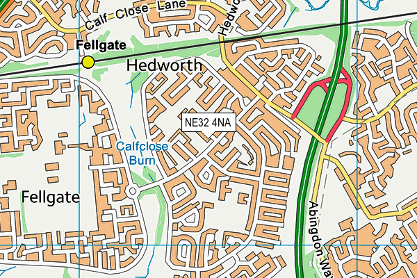 NE32 4NA map - OS VectorMap District (Ordnance Survey) NE32 4NA map - OS VectorMap District (Ordnance Survey)