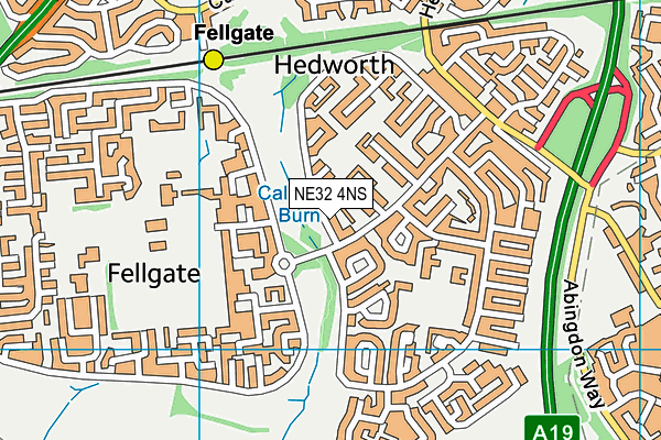 NE32 4NS map - OS VectorMap District (Ordnance Survey) NE32 4NS map - OS VectorMap District (Ordnance Survey)