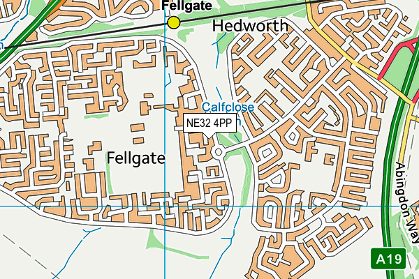 NE32 4PP map - OS VectorMap District (Ordnance Survey) NE32 4PP map - OS VectorMap District (Ordnance Survey)