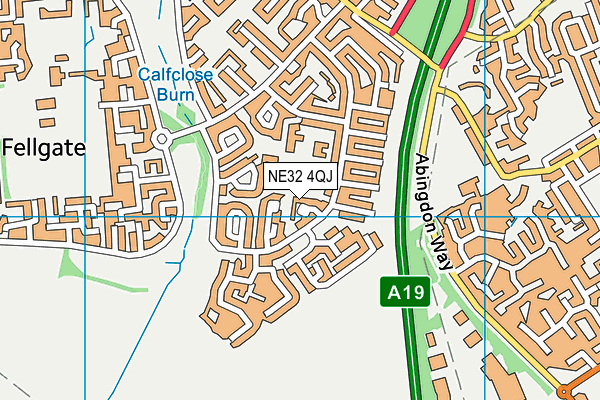NE32 4QJ map - OS VectorMap District (Ordnance Survey) NE32 4QJ map - OS VectorMap District (Ordnance Survey)