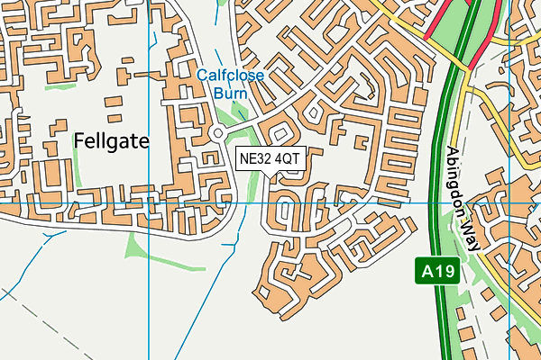 NE32 4QT map - OS VectorMap District (Ordnance Survey) NE32 4QT map - OS VectorMap District (Ordnance Survey)