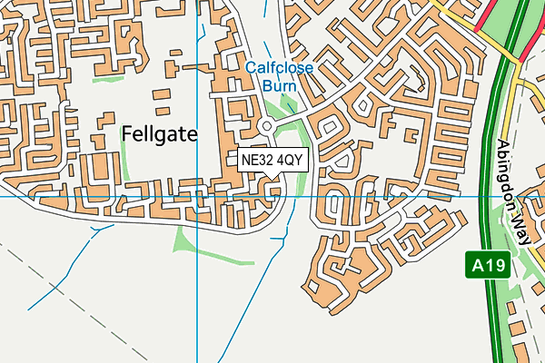 NE32 4QY map - OS VectorMap District (Ordnance Survey) NE32 4QY map - OS VectorMap District (Ordnance Survey)