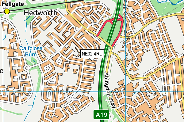 NE32 4RL map - OS VectorMap District (Ordnance Survey) NE32 4RL map - OS VectorMap District (Ordnance Survey)